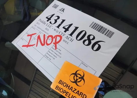 2013 Kia Soul + из США, поврежденный, VIN KNDJT2A69D7491207